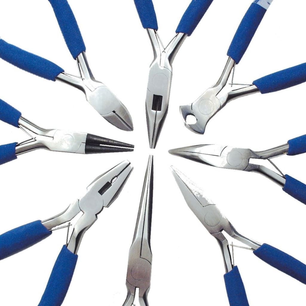 Brüder Mannesmann 8 Piece Pliers Set 10808