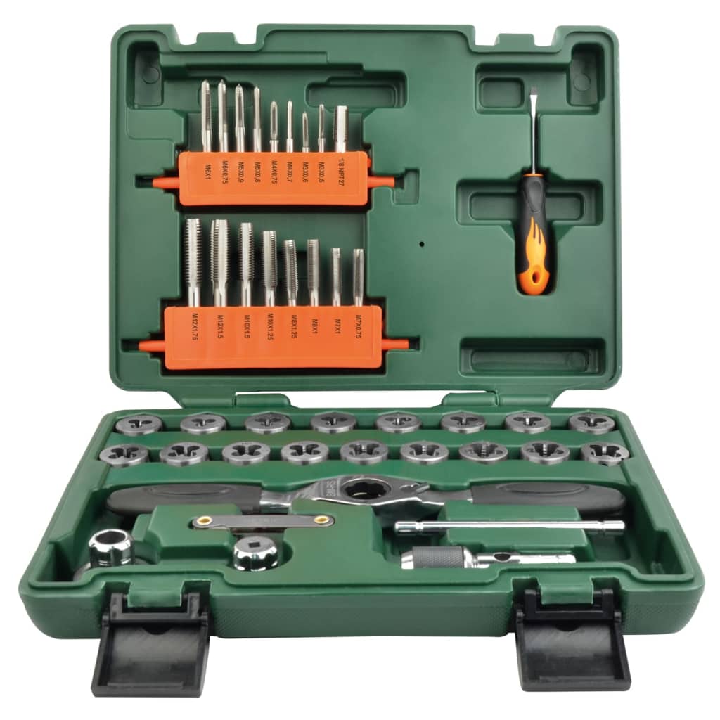 Brüder Mannesmann 40 Piece Hand Tap and Die Set