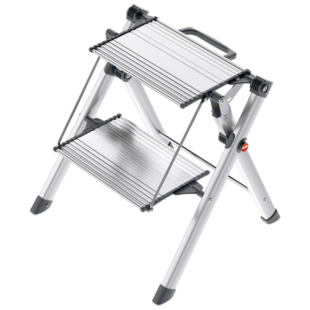 Hailo Stepladder with 2 Steps Mini Comfort 45 cm Aluminium 4310-100