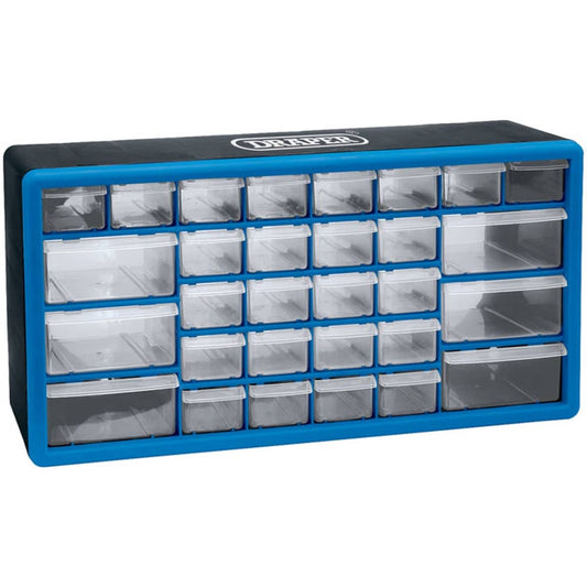 Draper Tools 30-Drawer Tool Organiser Blue 12015