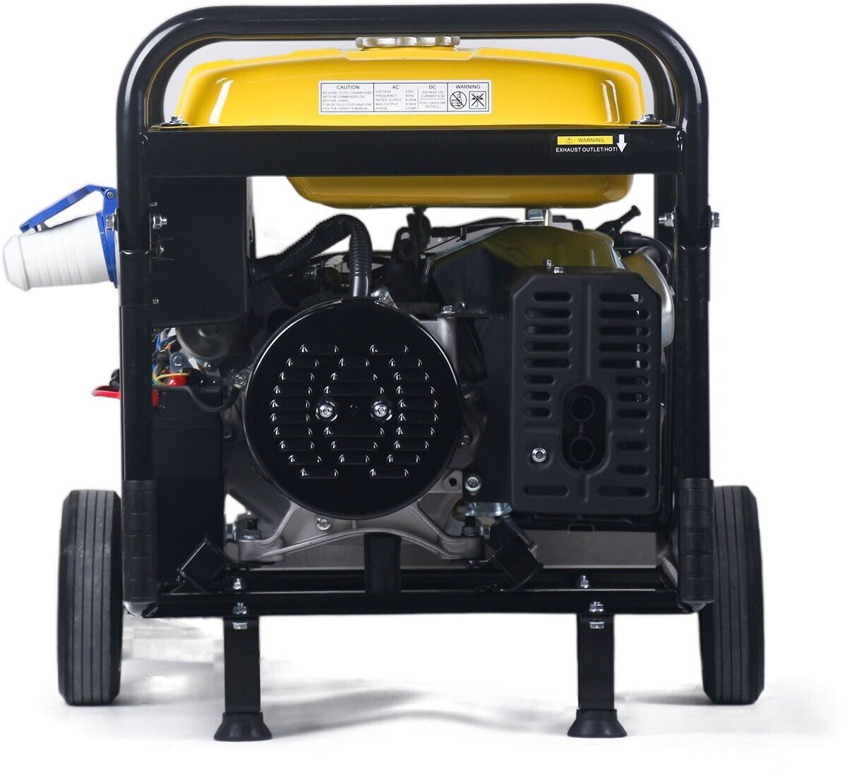 MILLER & MASON 10.5KVA 16HP PORTABLE KEY START PETROL ENGINE GENERATOR