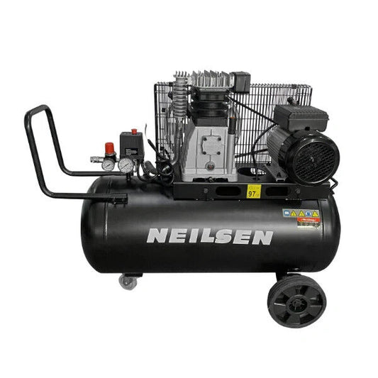 100l 230v 3hp Belt-driven Air Compressor