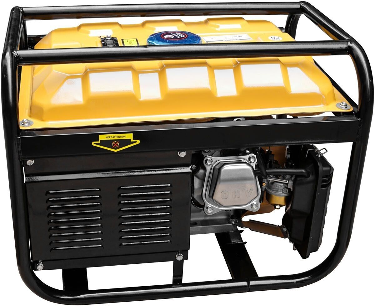 MILLER & MASON ELECTRIC START PETROL GENERATOR 3.75KVA 8HP WITH OPTIONAL ATS