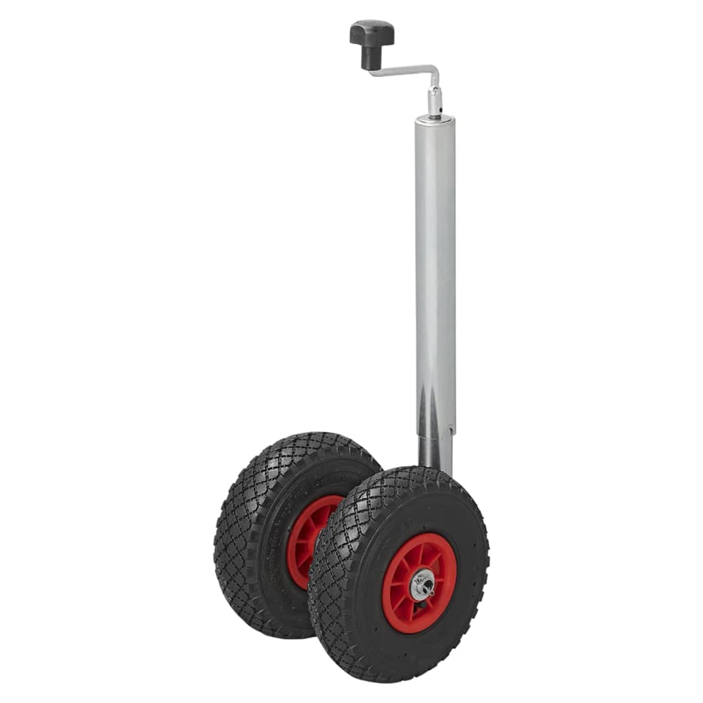 ProPlus Double Jockey Wheel Plastic Rim with Air-Filled Tyre 26x8.5cm 341508