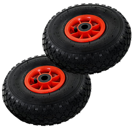 Sack Truck Wheels 2 pcs Rubber 3.00-4 (245x82)