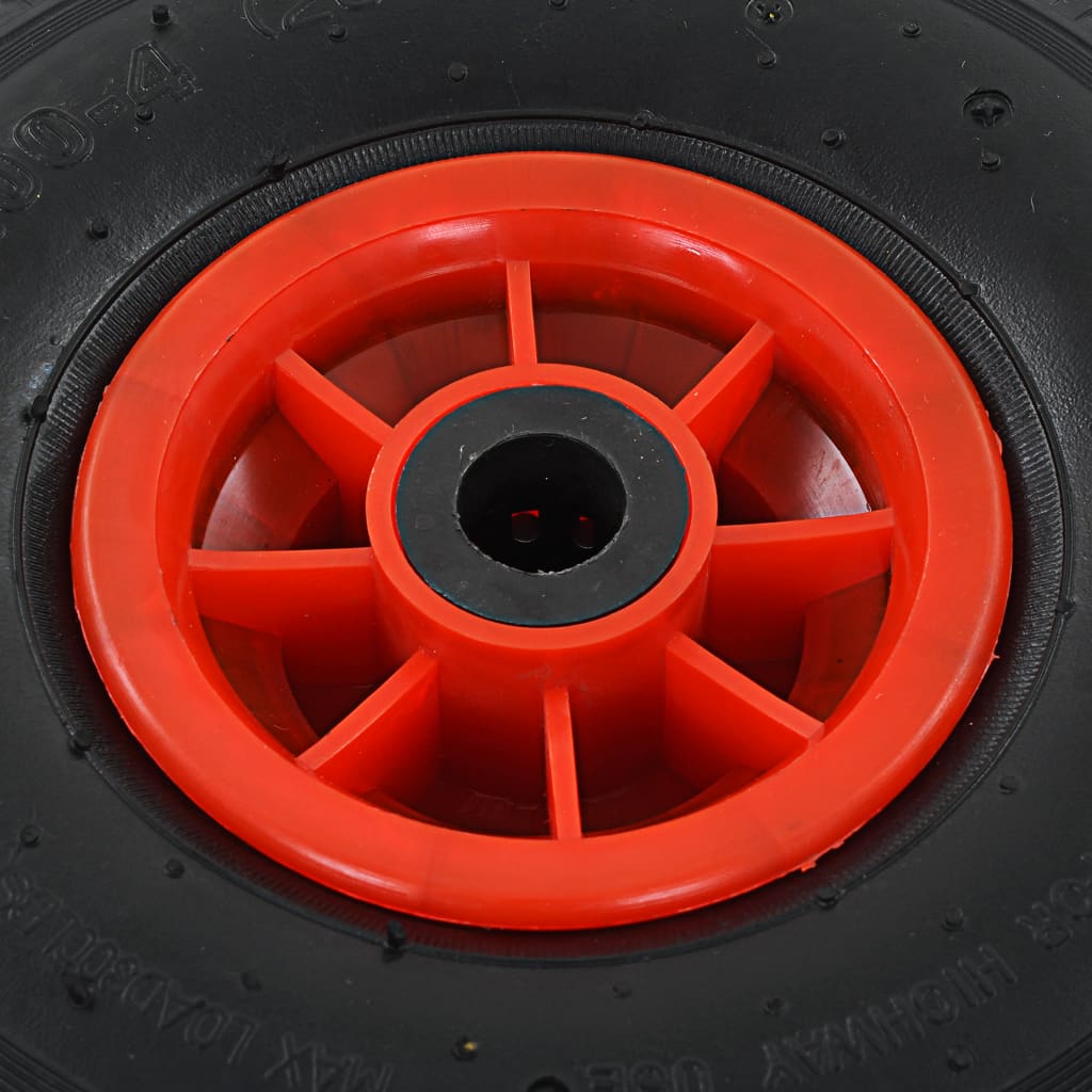 Sack Truck Wheels 2 pcs Rubber 3.00-4 (245x82)