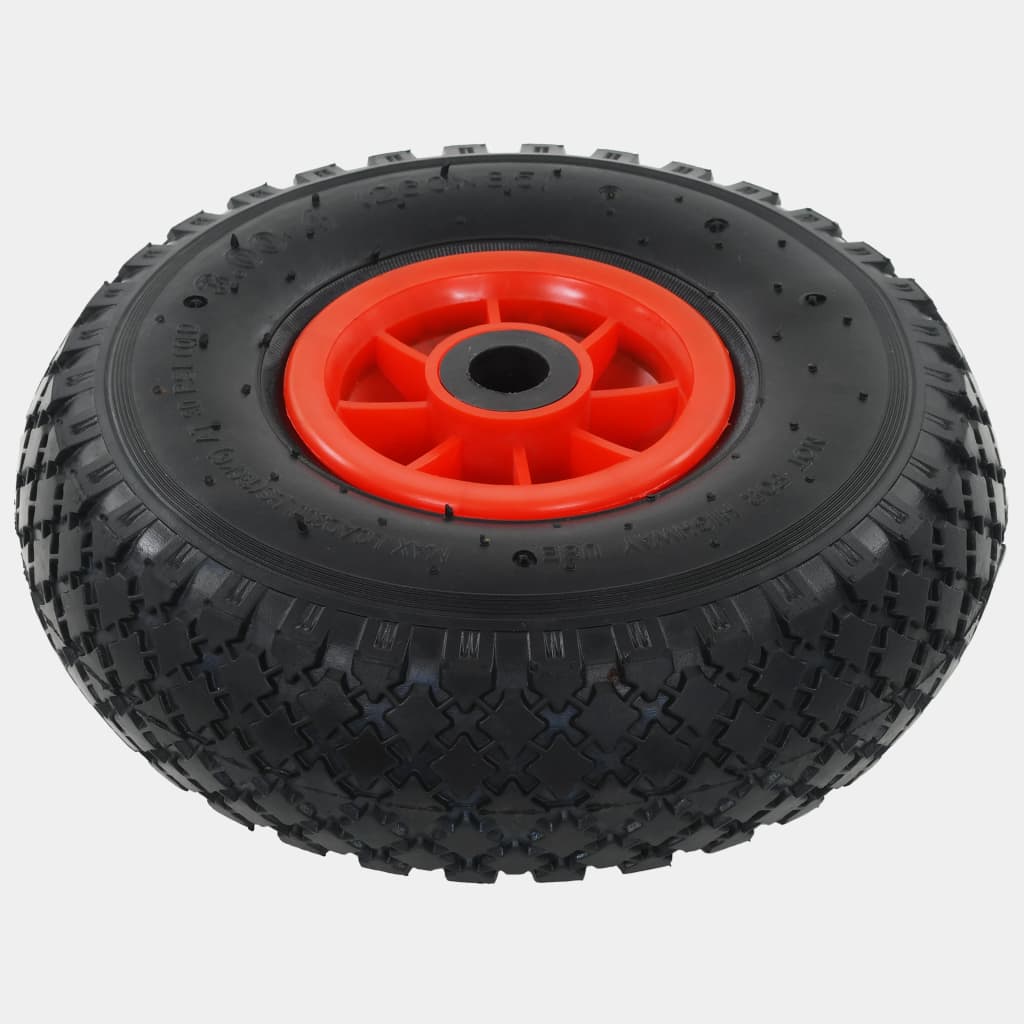 Sack Truck Wheels 4 pcs Rubber 3.00-4 (245x82)