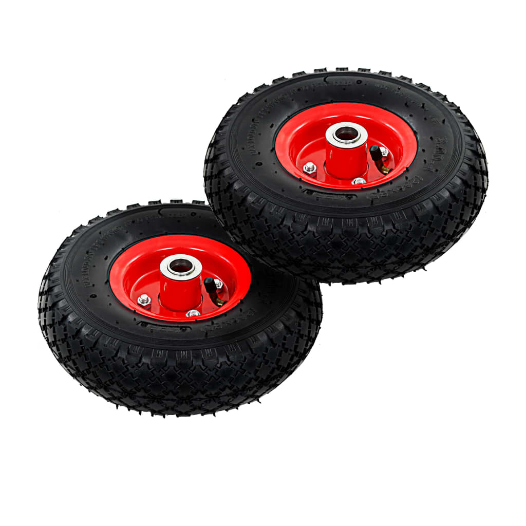 Sack Truck Wheels 2 pcs Rubber 3.00-4 (245x82)