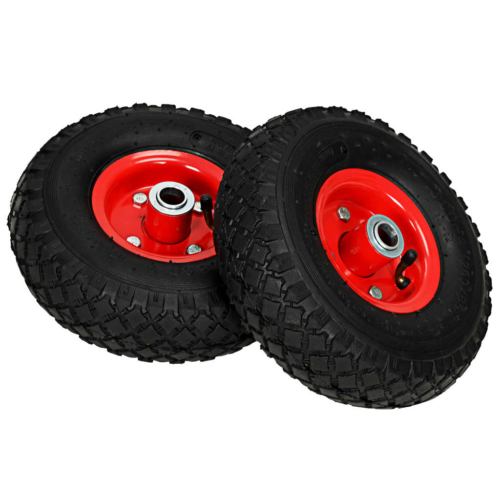 Sack Truck Wheels 2 pcs Rubber 3.00-4 (245x82)