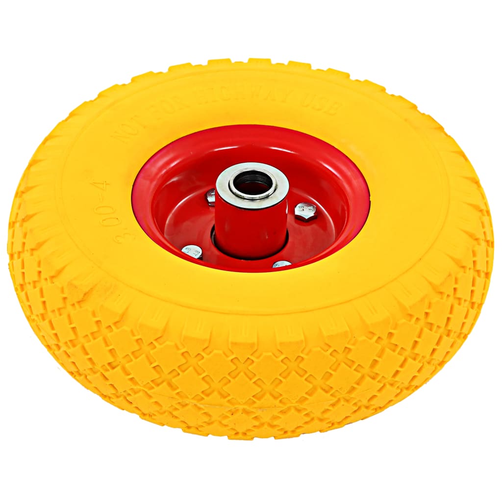 Sack Truck Wheels 4 pcs Solid PU 3.00-4 (245x82)