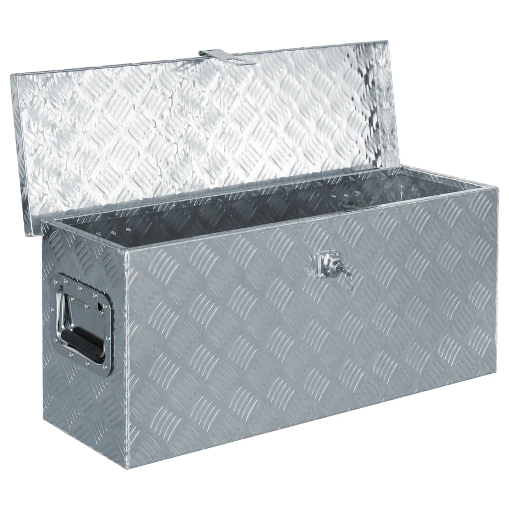 Aluminium Box 76.5x26.5x33 cm Silver