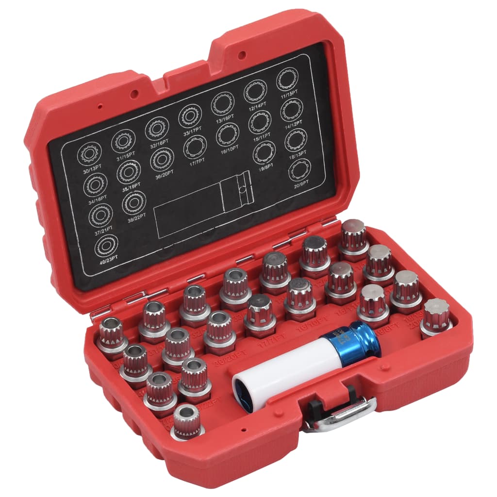 21 Piece Rim Lock Socket Set for BMW