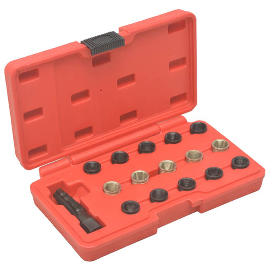 16 Piece Spark Plug Thread Repair Tool Kit M14x1.25