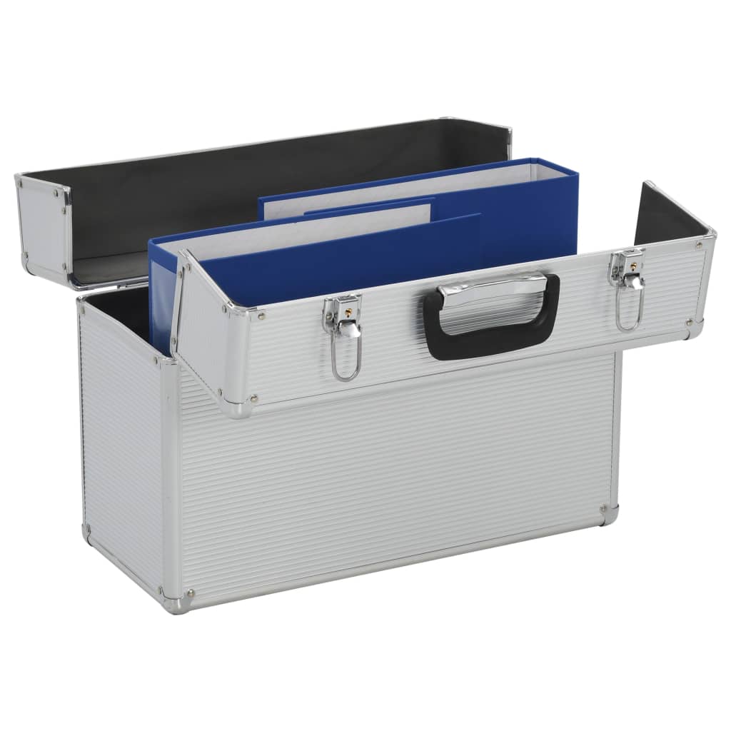 Tool Case 47x36x20 cm Silver Aluminium