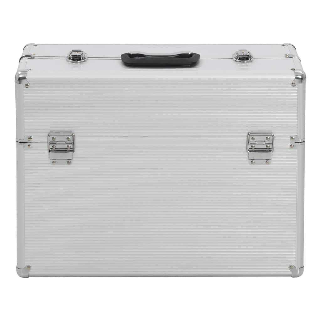 Tool Case 47x36x20 cm Silver Aluminium