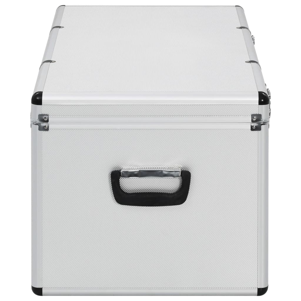 Storage Cases 3 pcs Silver Aluminium