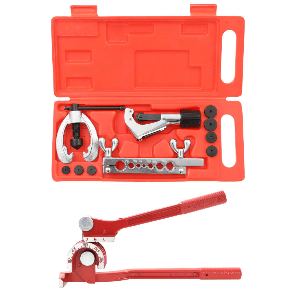 Flaring Tool Kit Set Tube Bender Pipe Repair With Case