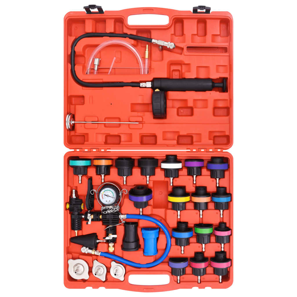 28 Piece Radiator Pressure Tester Kit