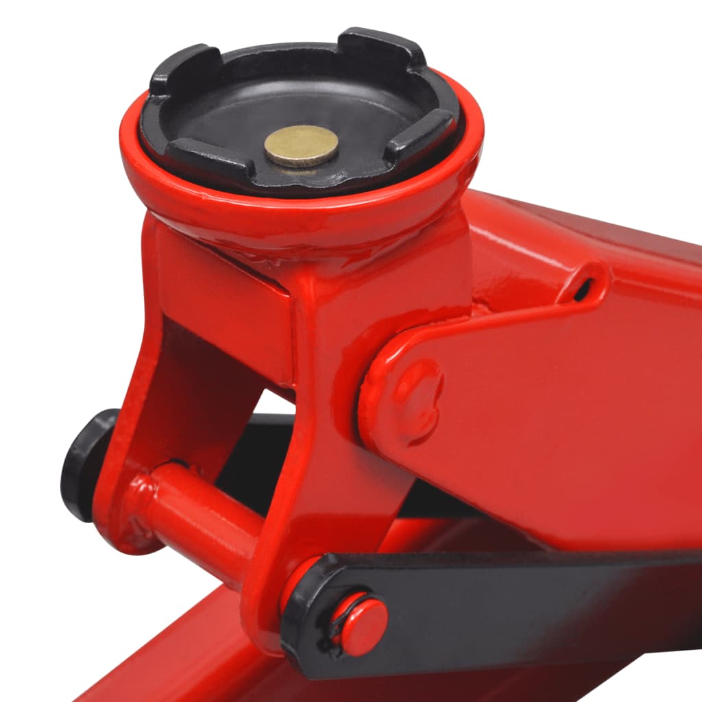 Low-Profile Hydraulic Floor Jack 3 Ton Red