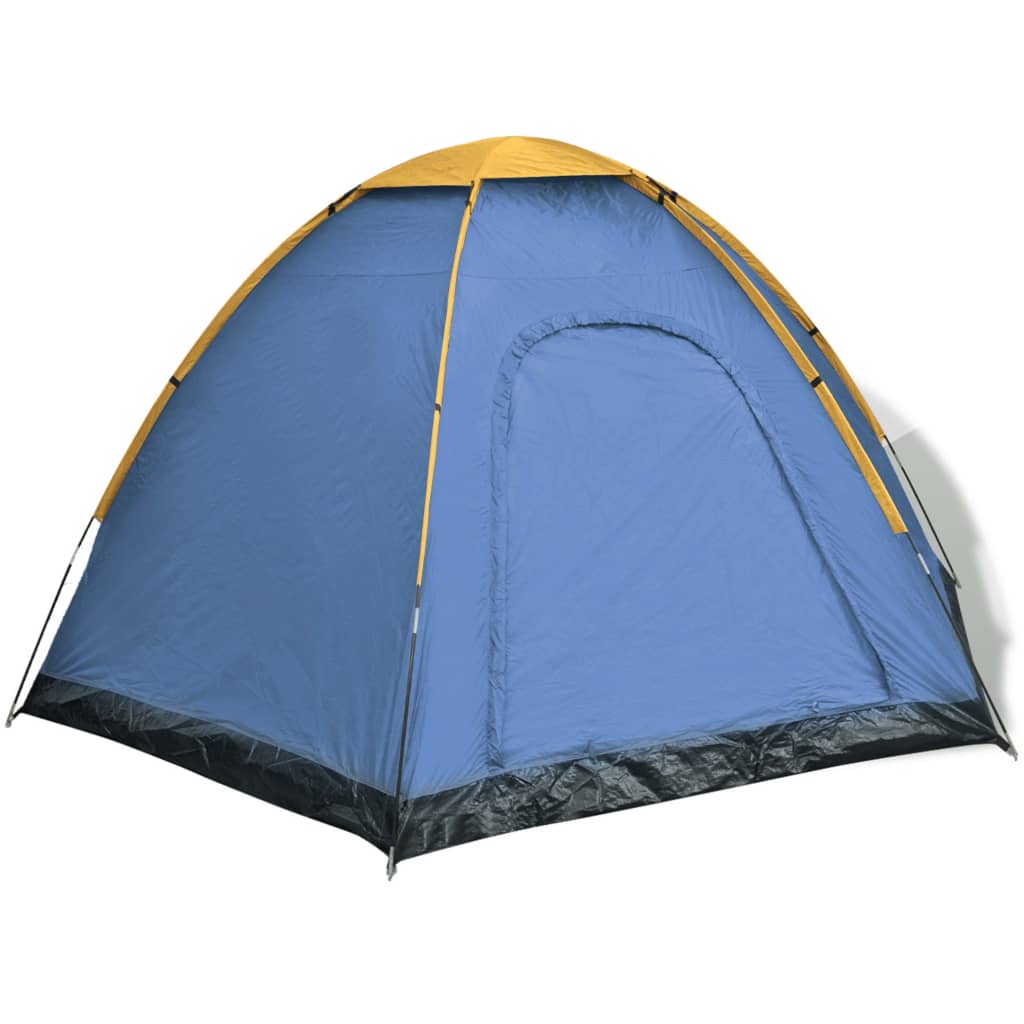 6-person Tent Blue and Yellow