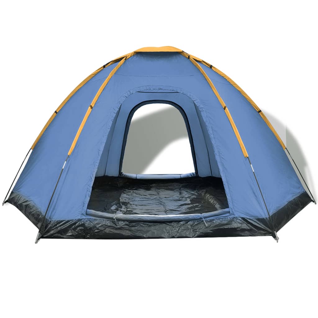 6-person Tent Blue and Yellow