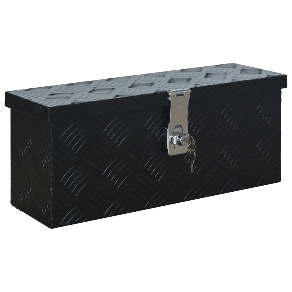 Aluminium Box 485x140x200 mm Black