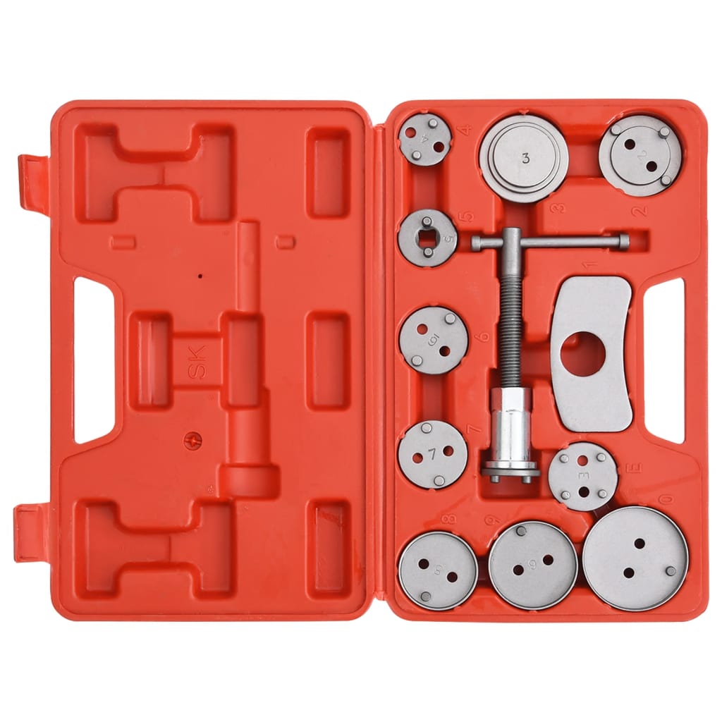 12 Pieces Disc Brake Caliper Wind Back Tool Kit