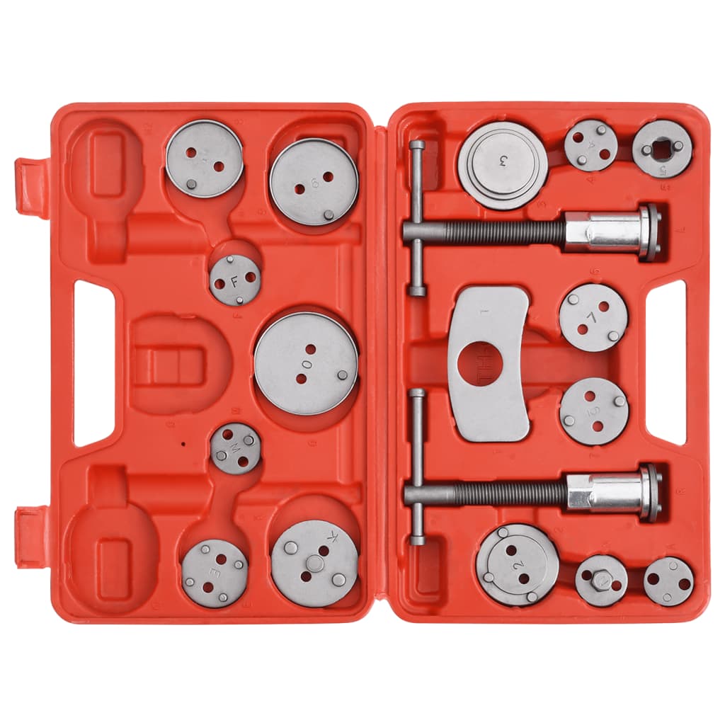 18 Pieces Disc Brake Caliper Wind Back Tool Kit