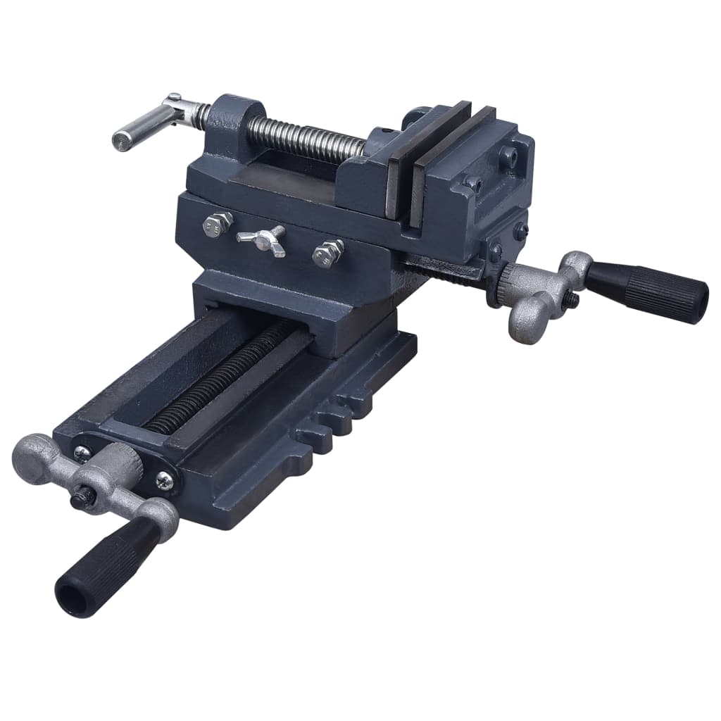 Manually Operated Cross Slide Drill Press Vice 70 mm