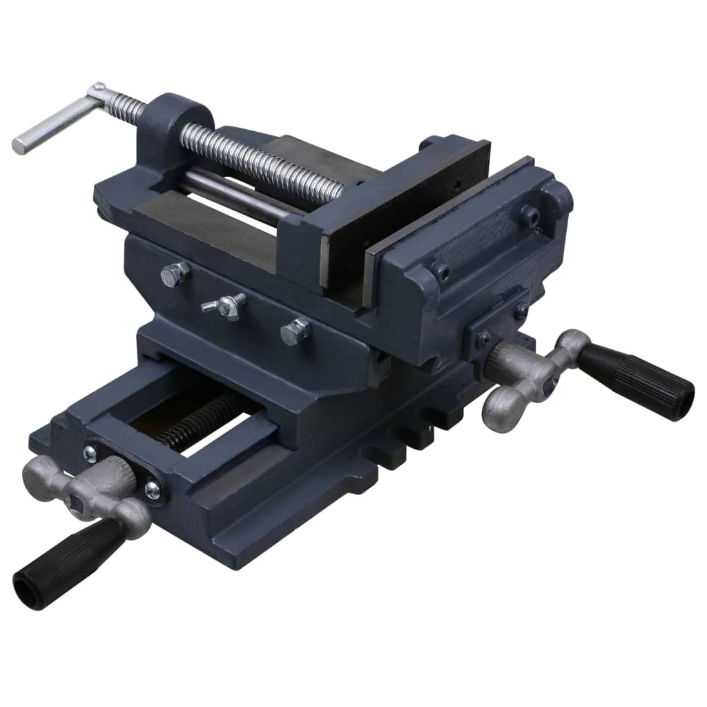 Manually Operated Cross Slide Drill Press Vice 127 mm