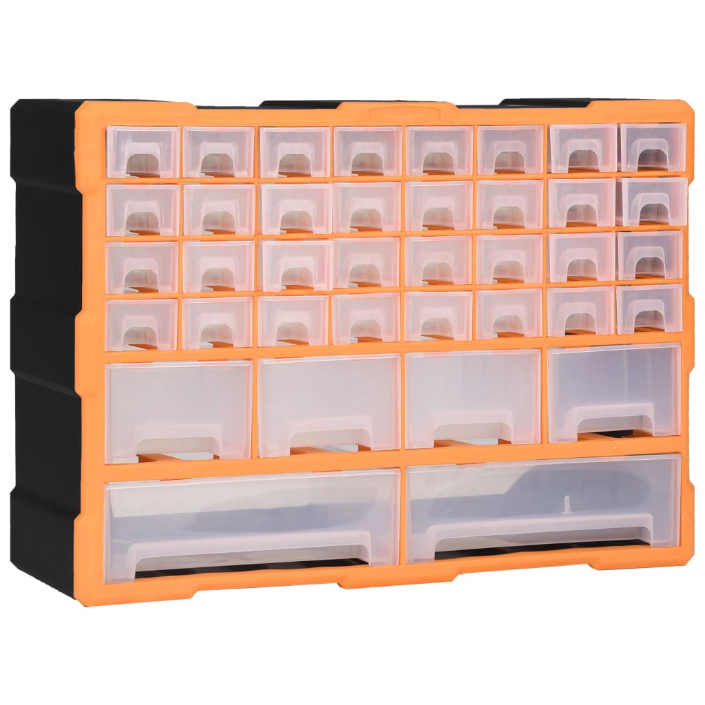 Multi-drawer Organiser with 40 Drawers 52x16x37.5 cm