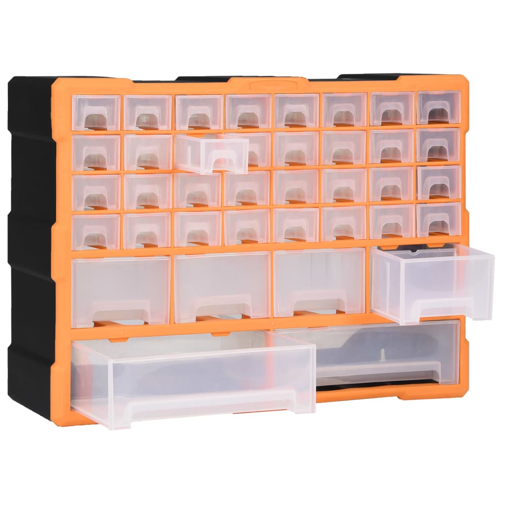 Multi-drawer Organiser with 40 Drawers 52x16x37.5 cm