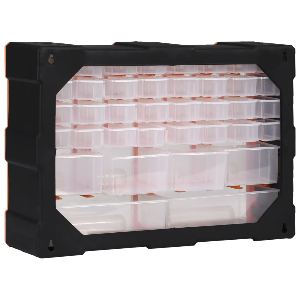 Multi-drawer Organiser with 40 Drawers 52x16x37.5 cm