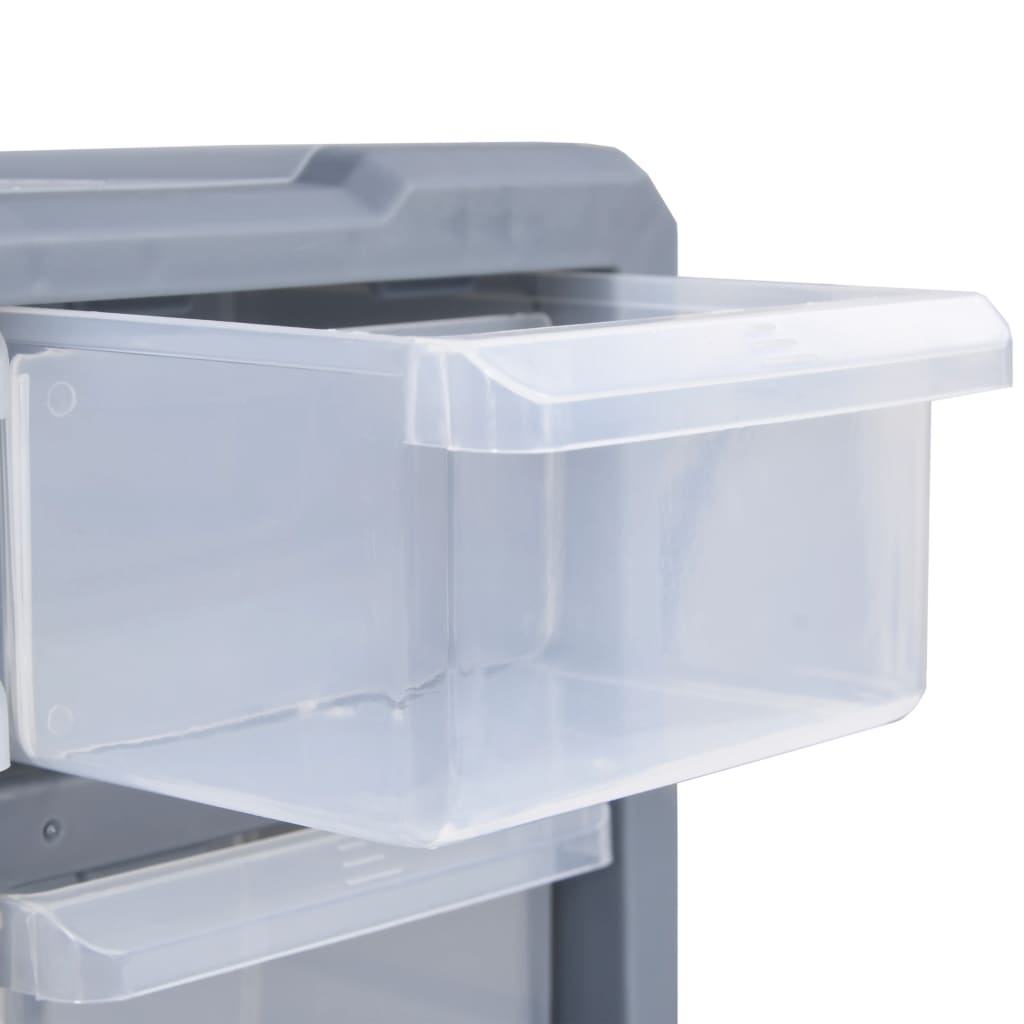 Multi-drawer Organisers with 12 Drawers 2 pcs 26.5x16x26 cm