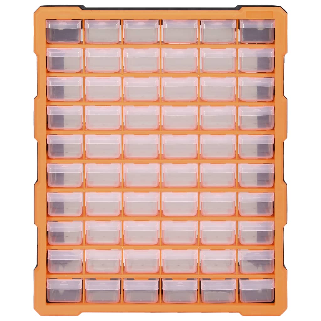 Multi-drawer Organiser with 60 Drawers 38x16x47.5 cm