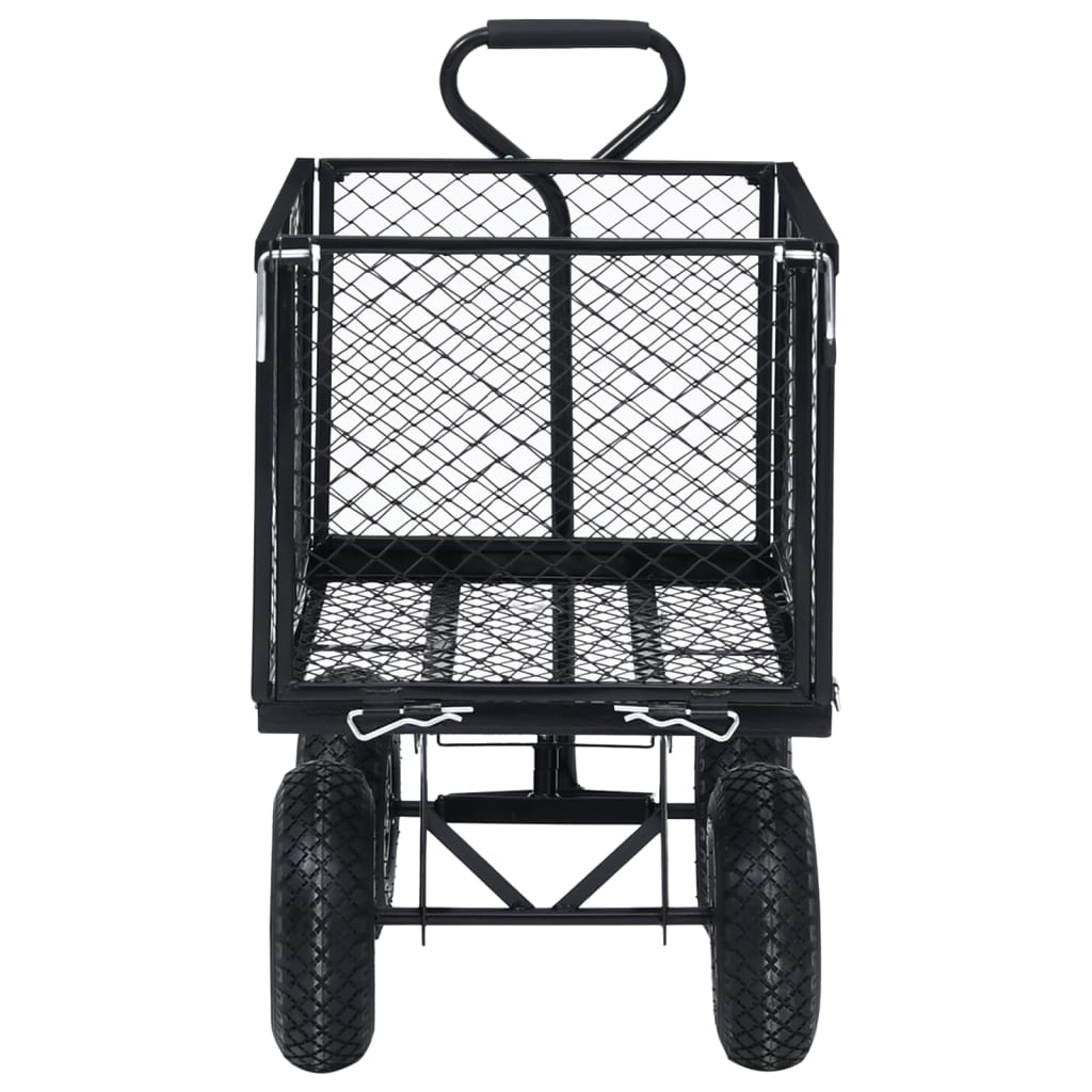 Garden Hand Trolley Black 350 kg