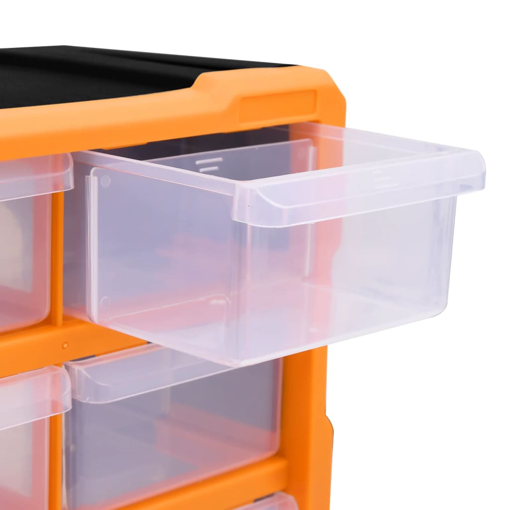 Multi-drawer Organiser with 18 Middle Drawers 38x16x47 cm