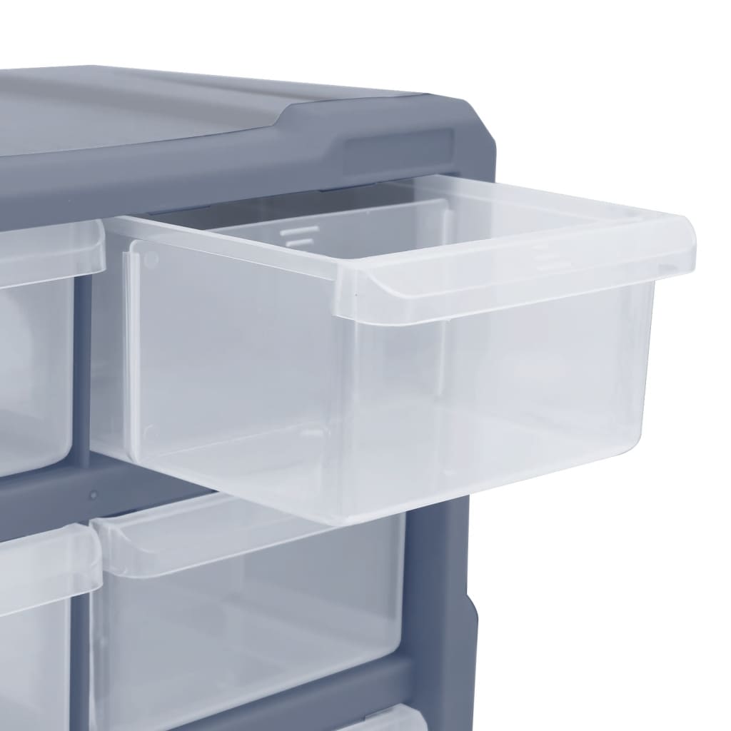 Multi-drawer Organiser with 18 Middle Drawers 38x16x47 cm