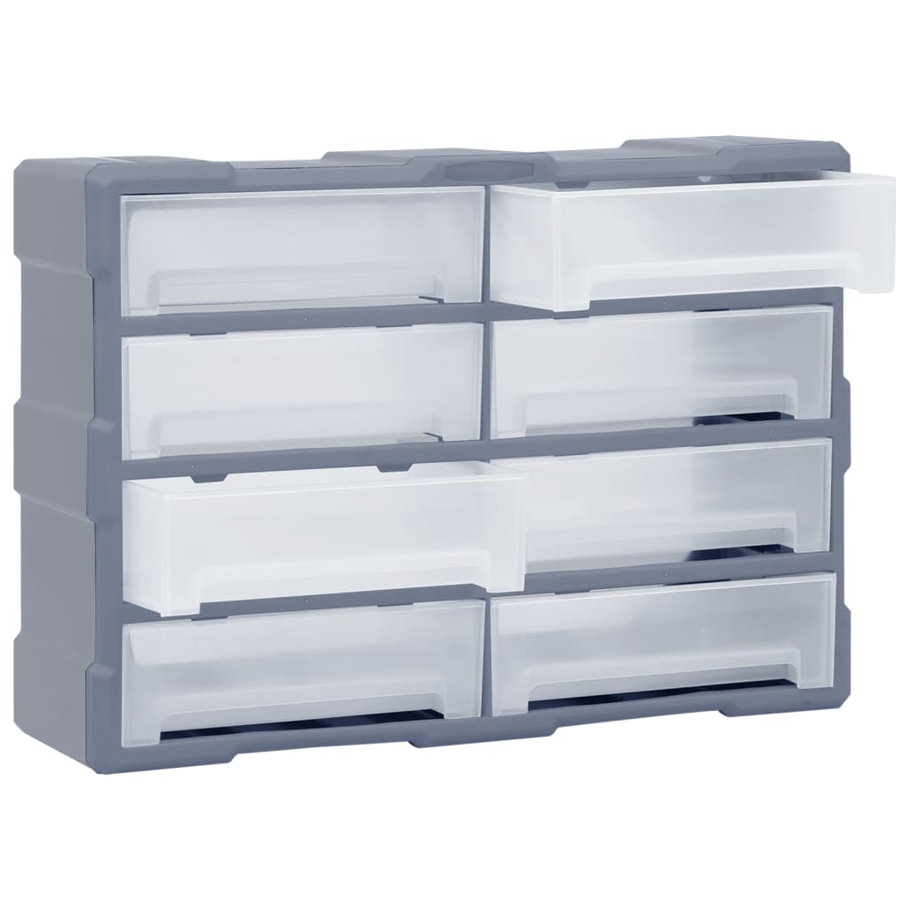 Multi-drawer Organiser with 8 Big Drawers 52x16x37 cm