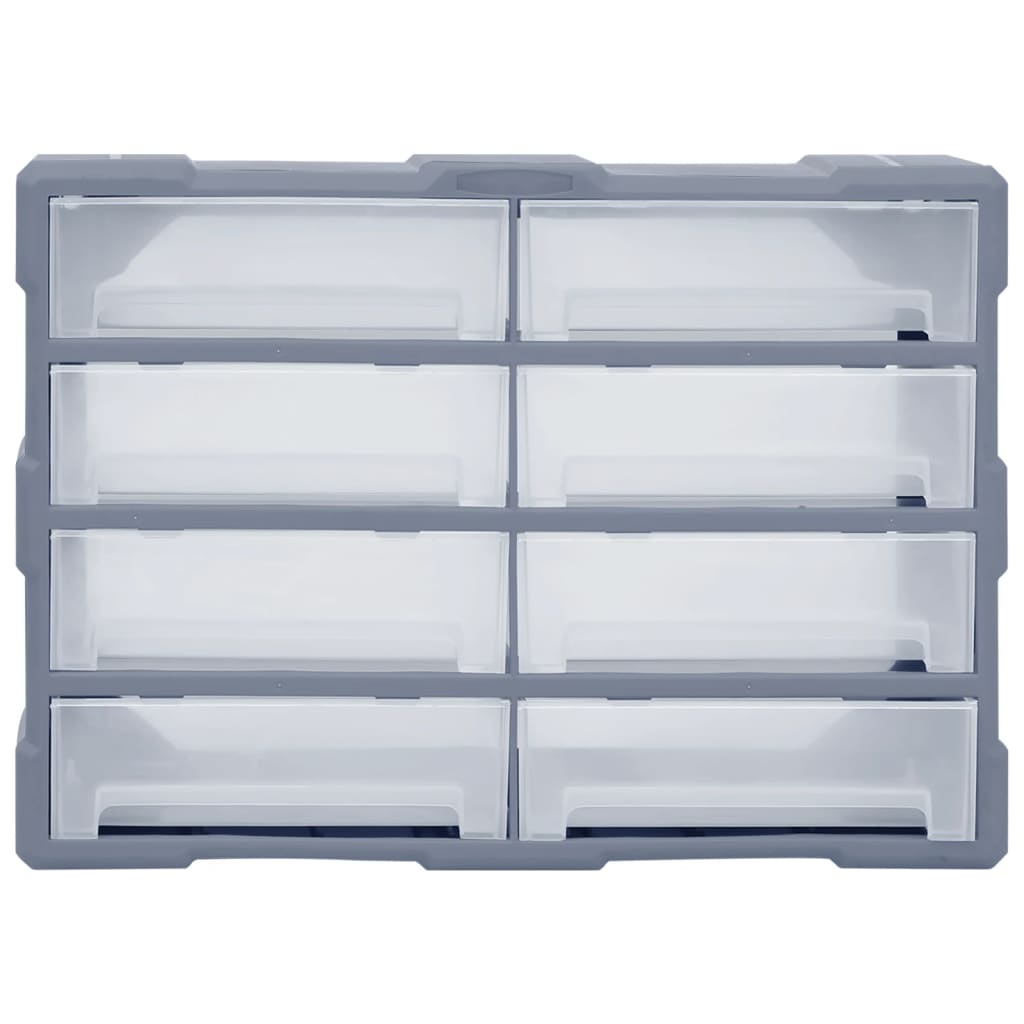 Multi-drawer Organiser with 8 Big Drawers 52x16x37 cm