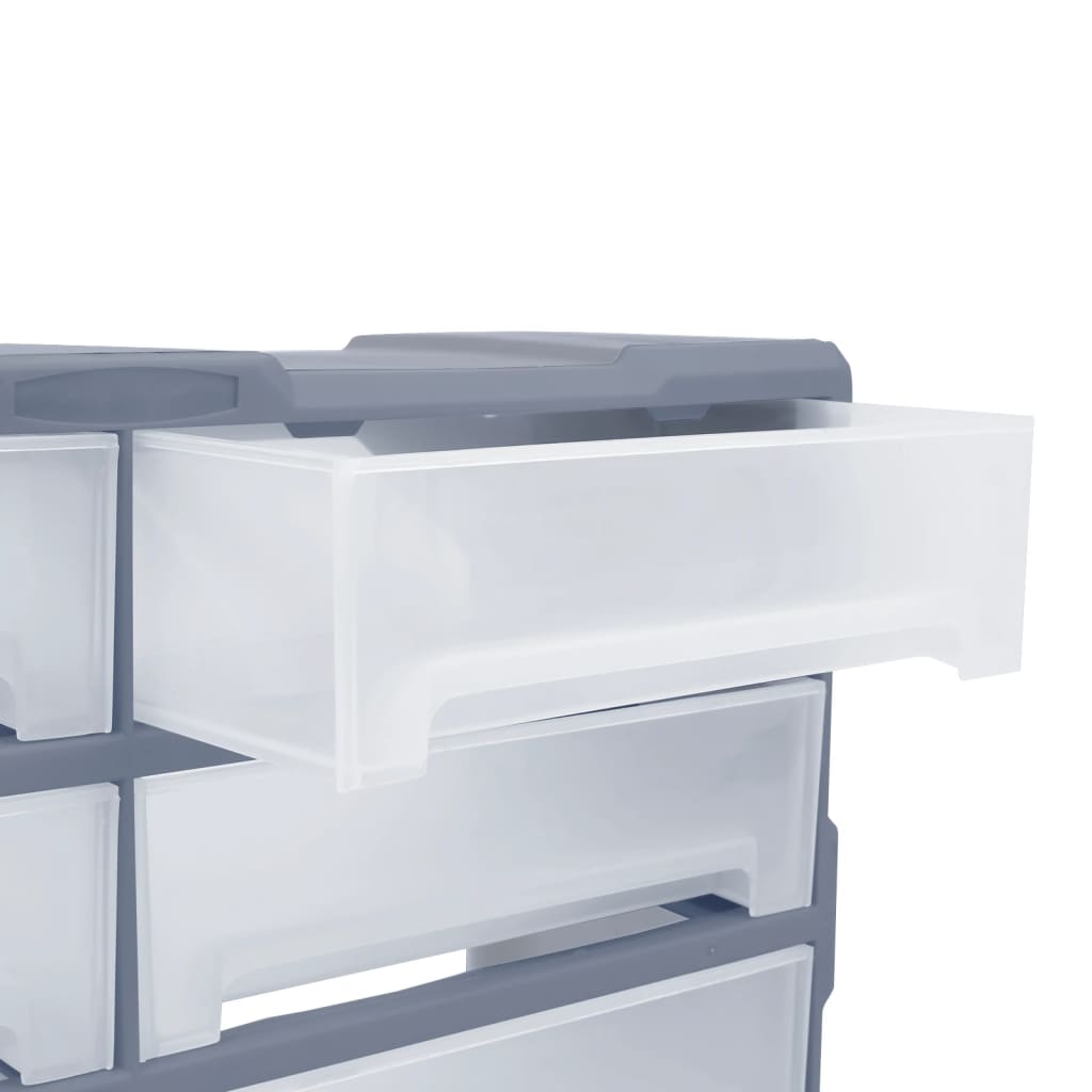 Multi-drawer Organiser with 8 Big Drawers 52x16x37 cm