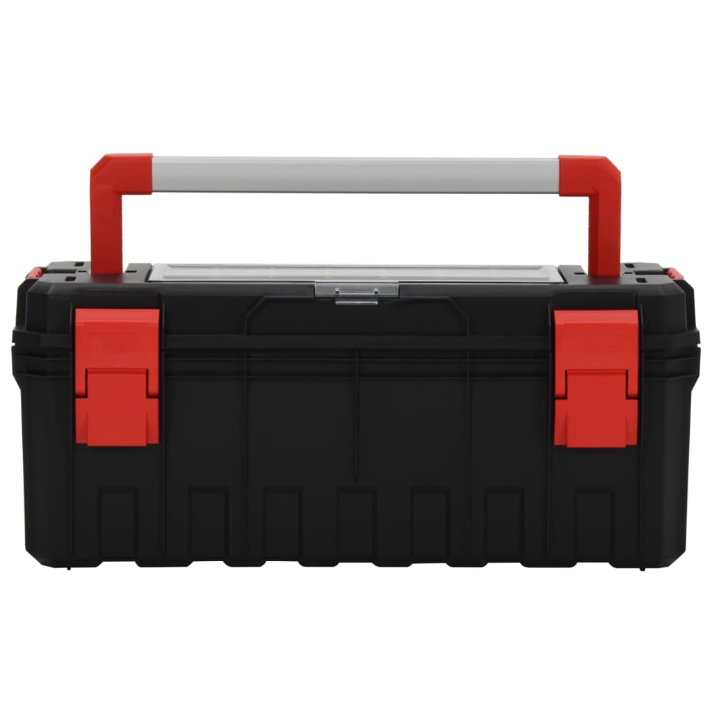 Tool Box Black and Red 65x28x31.5 cm