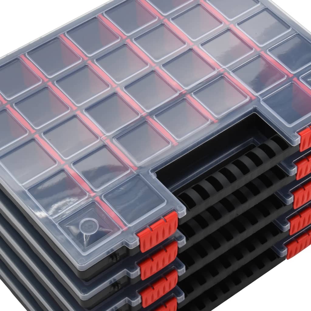 Assortment Boxes 10 pcs 40x30x5 cm Polypropylene