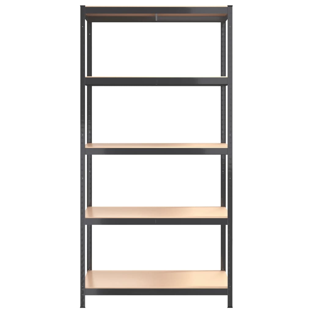 5-Layer Storage Shelf Anthracite Steel&Engineered Wood