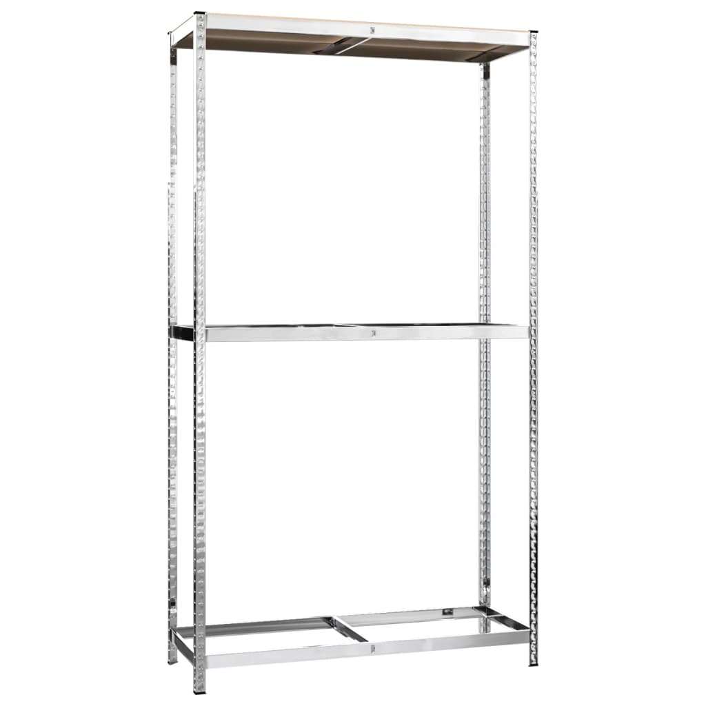 2-Layer Tire Racks 2 pcs Silver 110x40x180 cm Steel