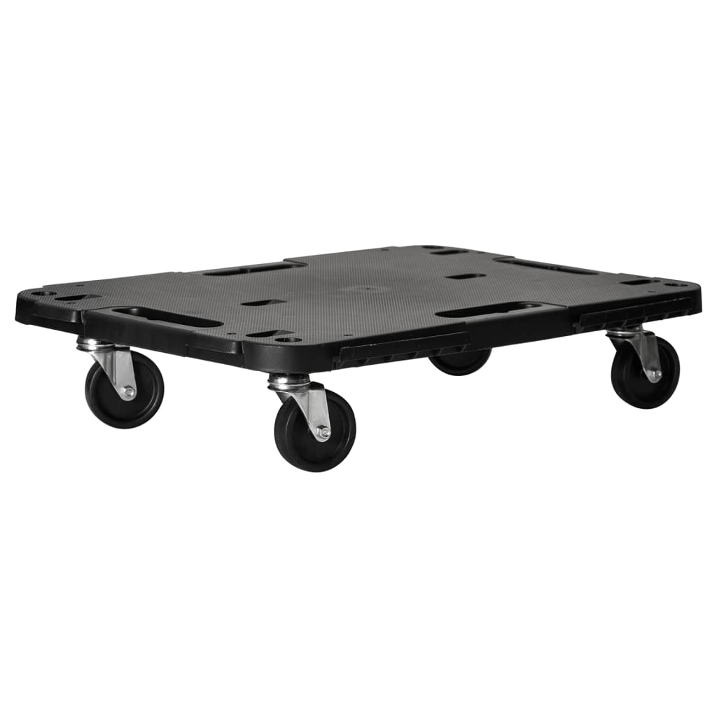 Transport Trolleys 5 pcs Black 58x38x12 cm Polypropylene