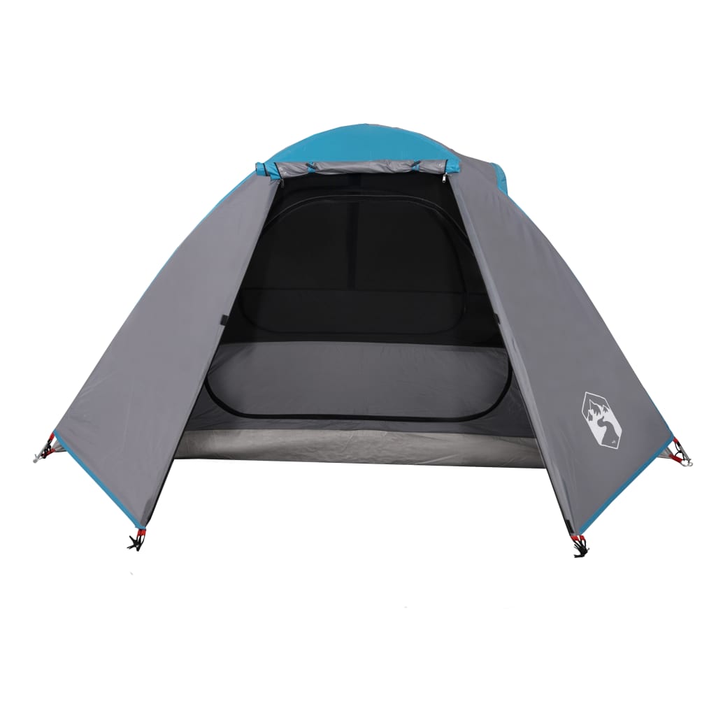 Camping Tent Dome 2-Person Blue Waterproof