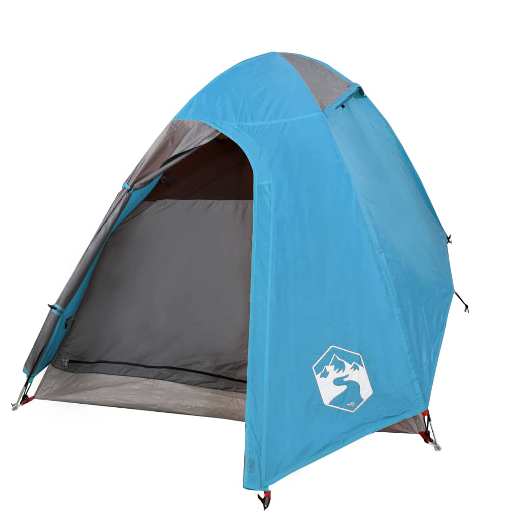 Camping Tent Dome 2-Person Blue Waterproof