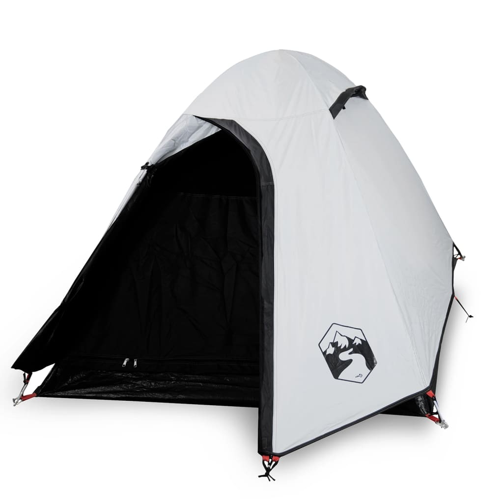 Camping Tent Dome 2-Person White Blackout Fabric Waterproof