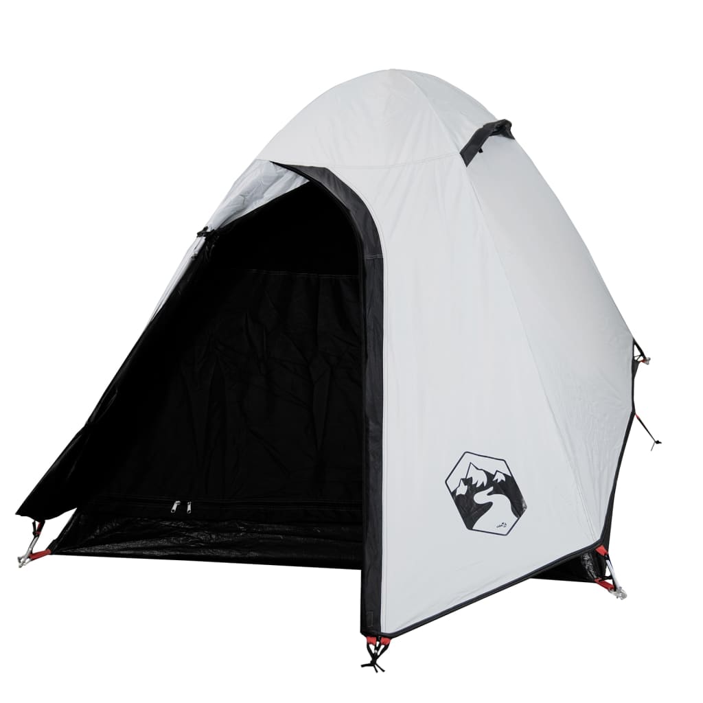 Camping Tent Dome 2-Person White Blackout Fabric Waterproof